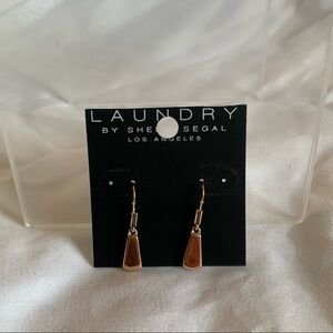 NWT Laundry Rose Gold Drop Earrings